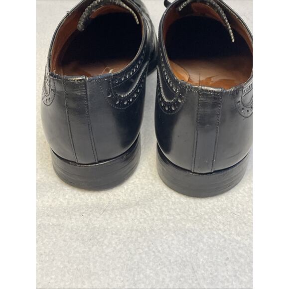 VTG Brooks Brothers Brooks English Devon Black Leather Wingtip Brogue Oxford main image 6